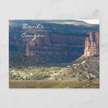 Devil's Canyon  Fruita  Colorado Postcard by bluerabbit at Zazzle