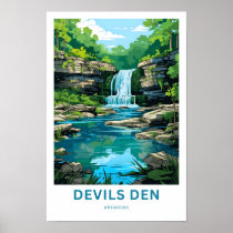 Devils Den Arkansas Travel Print