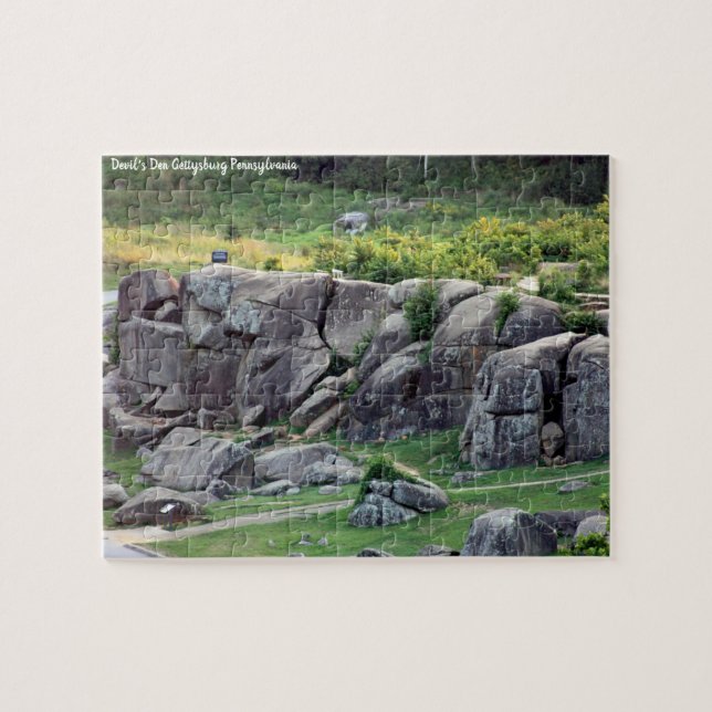 Devil's Den Gettysburg Pennsylvania Jigsaw Puzzle (Horizontal)