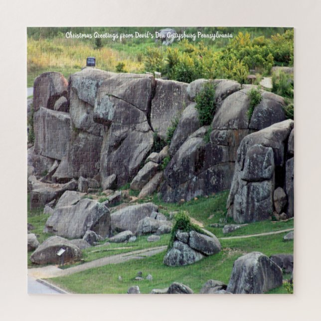 Devil's Den Gettysburg Pennsylvania Jigsaw Puzzle (Vertical)