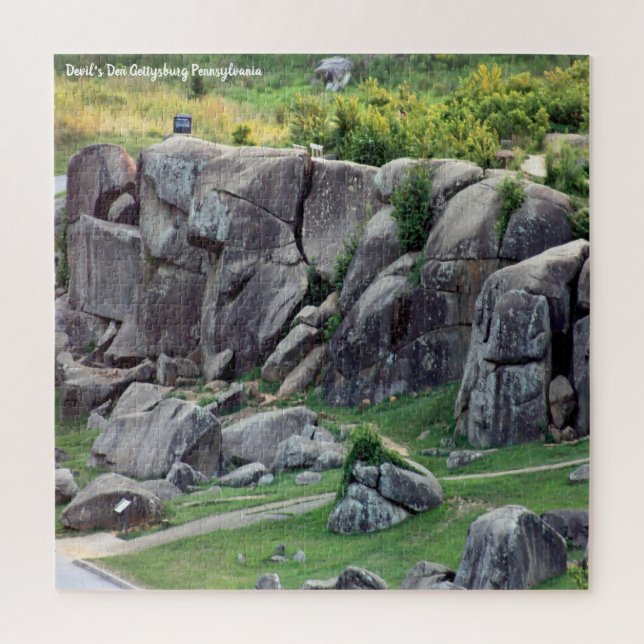 Devil's Den Gettysburg Pennsylvania Jigsaw Puzzle (Vertical)
