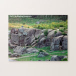 Devil's Den Gettysburg Pennsylvania Jigsaw Puzzle<br><div class="desc">Devil's Den Gettysburg Pennsylvania- Jigsaws of Historic America, Cowboys, Native Indians, Buffalo Hunts, American Civil War, Rodeo and many more historic American events. Each Jigsaw is available in a variety of sizes from an easy 10" x 8"(110 pieces), medium to hard 11" x 14"(252 pieces) and 16"x20"(520 pieces) Suitable for...</div>