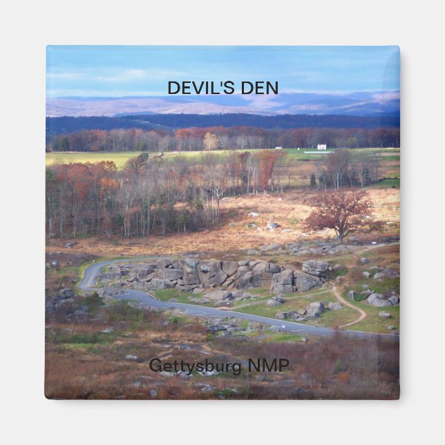 DEVIL'S DEN MAGNET (Front)
