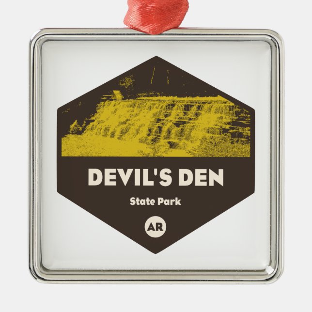 Devil's Den State Park Arkansas Metal Ornament (Front)