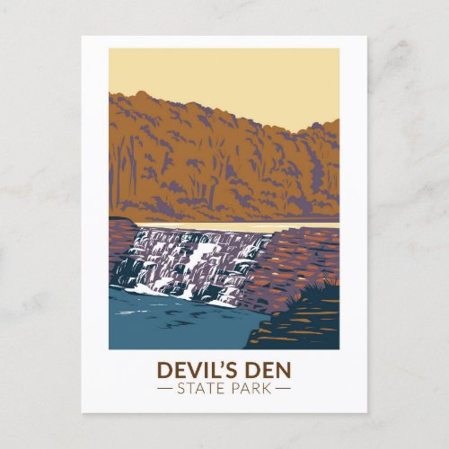 Devils Den State Park Arkansas Vintage Postcard