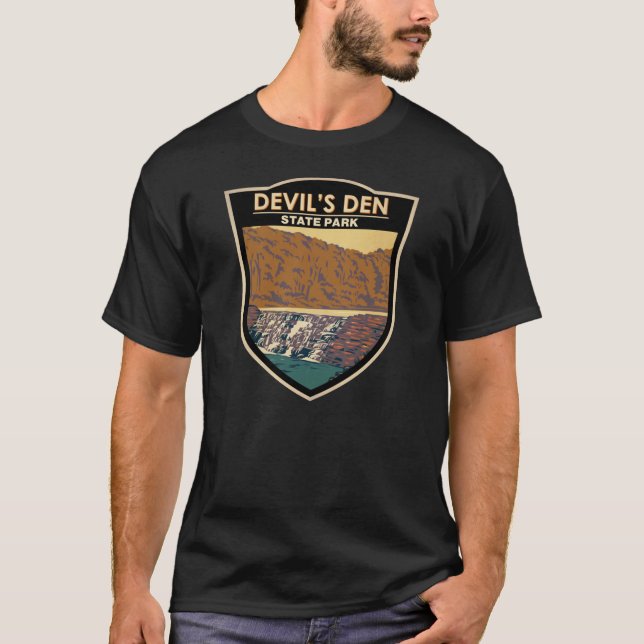 Devils Den State Park Arkansas Vintage  T-Shirt (Front)