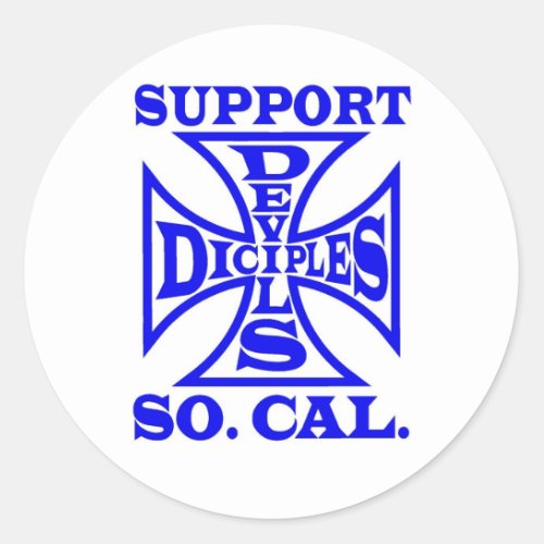 Devils Diciples MC _ Support Sticker