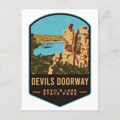 Devils Doorway Devils Lake State Park Postcard