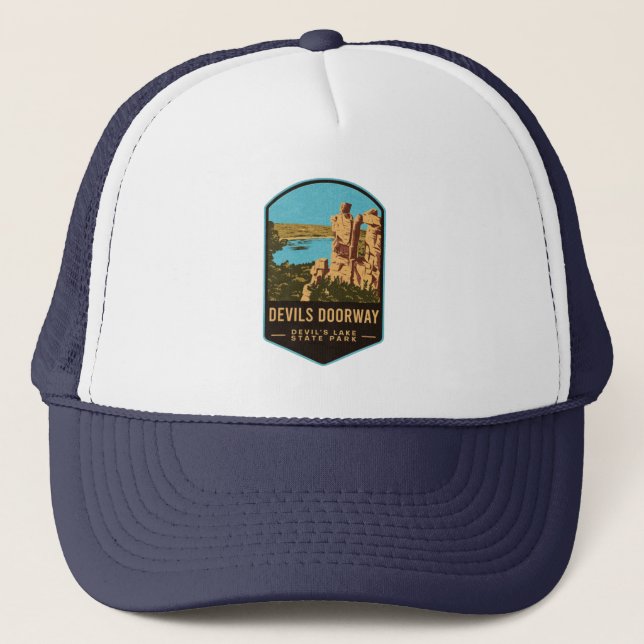 Devils Doorway Devil's Lake State Park Trucker Hat (Front)