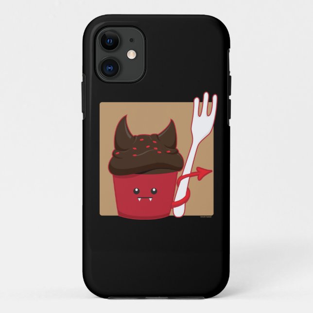 Devils Food Cupcake Case-Mate iPhone Case (Back)