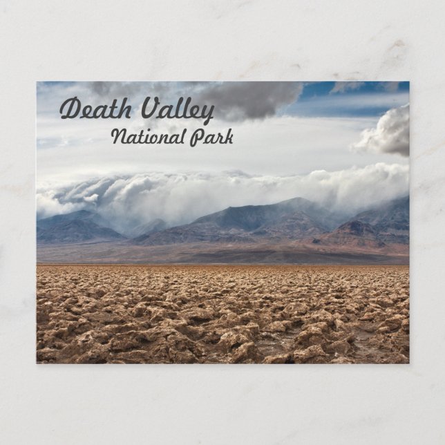 Devils Golf Course in Death Valley Postcard (Front)