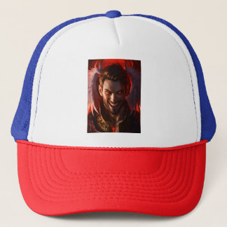 Devil's Halo: Illuminate Your Play with LED Winged Trucker Hat