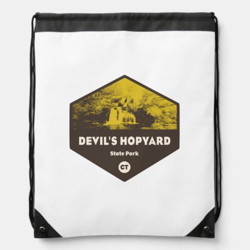  Devils Hopyard State Park Connecticut Drawstring Bag