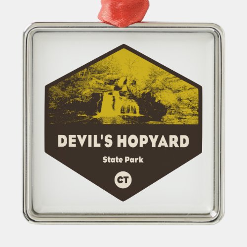 Devils Hopyard State Park Connecticut Metal Ornament