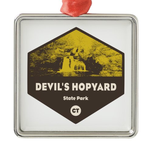 Devil's Hopyard State Park, Connecticut Metal Ornament