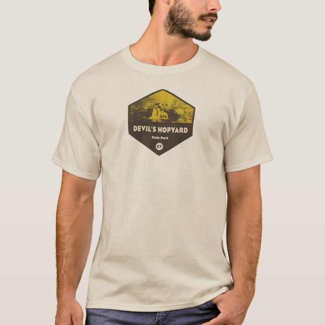 Devil's Hopyard State Park, Connecticut T-Shirt (Front)