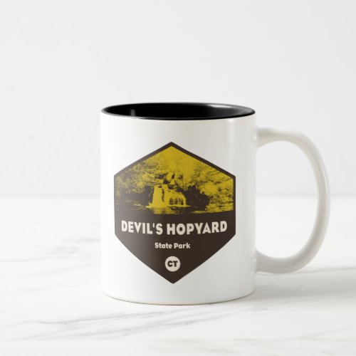 Devils Hopyard State Park Connecticut Two_Tone Coffee Mug