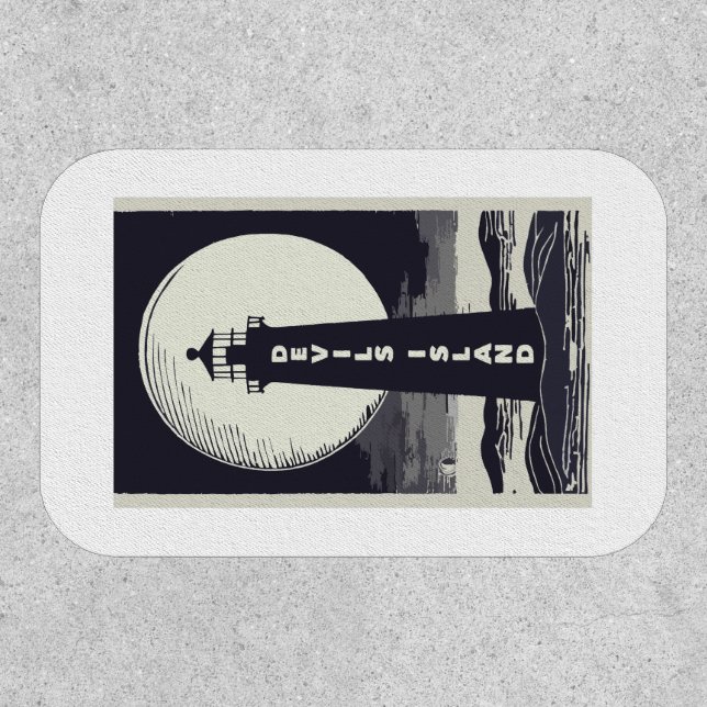 Devils Island Lighthouse Wisconsin Moon Patch (Front)