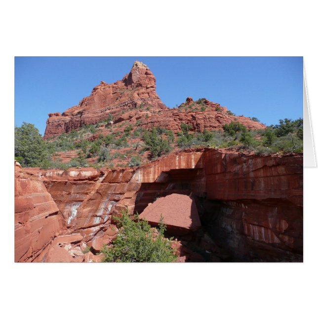 Devil's Kitchen in Sedona Arizona Cards (Front Horizontal)