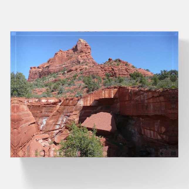 Devil's Kitchen in Sedona Arizona Paperweight (Front)