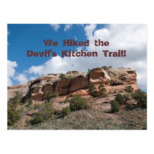 Devils Kitchen Trail (Colorado Ntl. Mont.)Postcard Postcard