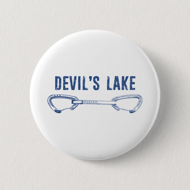 Devil's Lake Climbing Quickdraw Button (Front)
