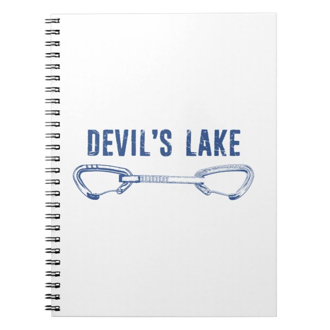 Devil's Lake Climbing Quickdraw Notebook (Front)