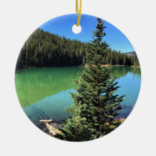 Devil's Lake, OR Ceramic Ornament