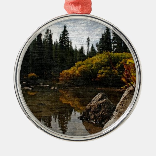 Devils Lake, Oregon Art Metal Ornament (Front)