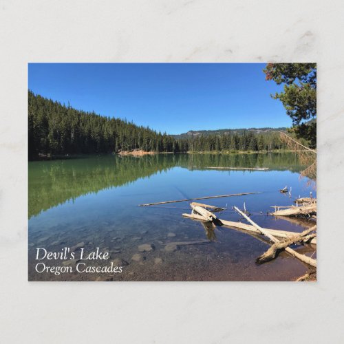 Devils Lake Oregon Postcard