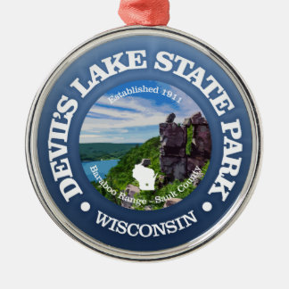 Devils Lake SP Metal Ornament
