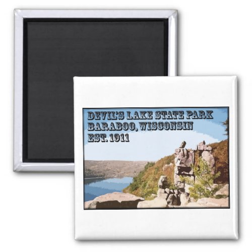 Devils Lake State Park Magnet