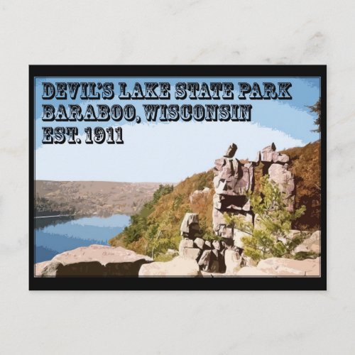 Devils Lake State Park Postcard