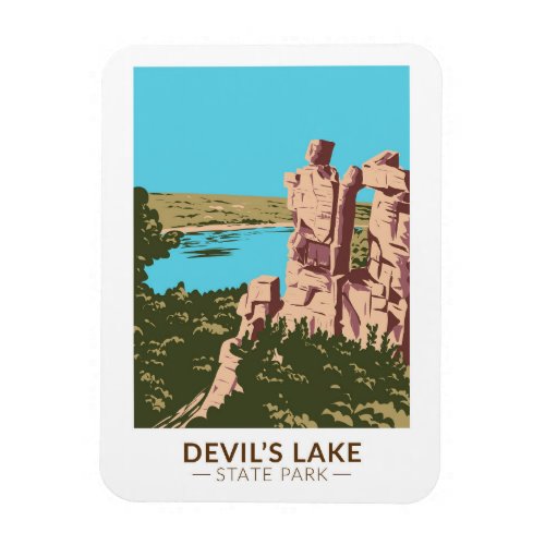Devils Lake State Park Wisconsin Devils Doorway Magnet