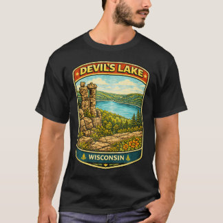 Devil's Lake State Park Wisconsin Hiking Family T-Shirt
