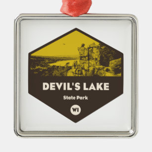 Devil's Lake State Park Wisconsin Metal Ornament