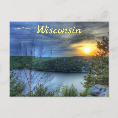 Devils Lake State Park Wisconsin Postcard