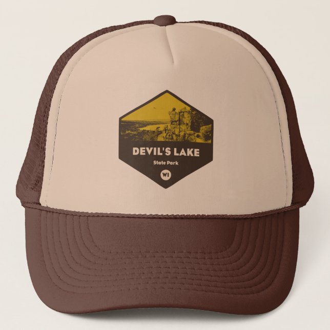 Devil's Lake State Park Wisconsin Trucker Hat (Front)