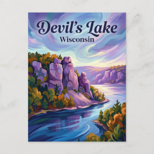 Devil's Lake Wisconsin Postcard