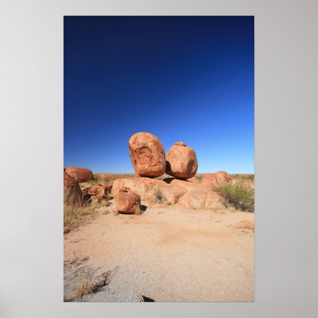 Devils Marbles, Australia Poster (Front)