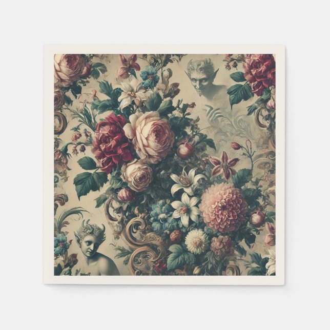 Devils of Dandy – Gothic Victorian Napkins (Front)