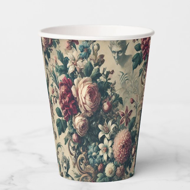 Devils of Dandy – Gothic Victorian Paper Cups (Front)