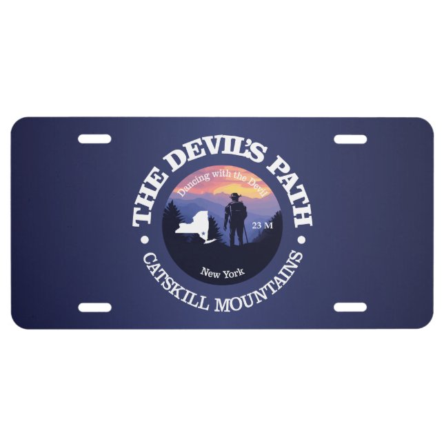 Devils Path (rd2) License Plate (Front)