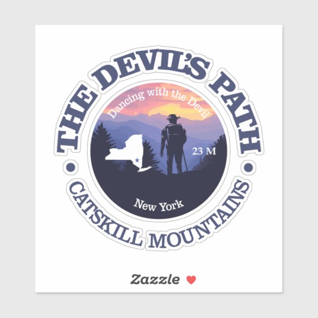 Devils Path (rd2) Sticker (Sheet)