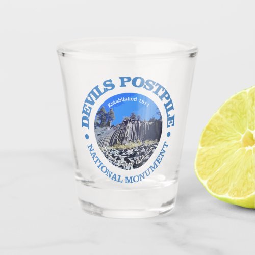 Devils Postpile NM Shot Glass