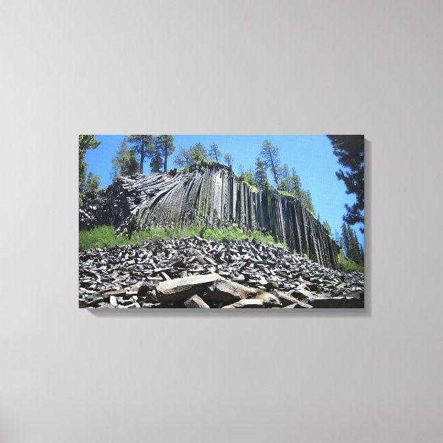 Devils Postpile - Sierra Canvas Print (Front)