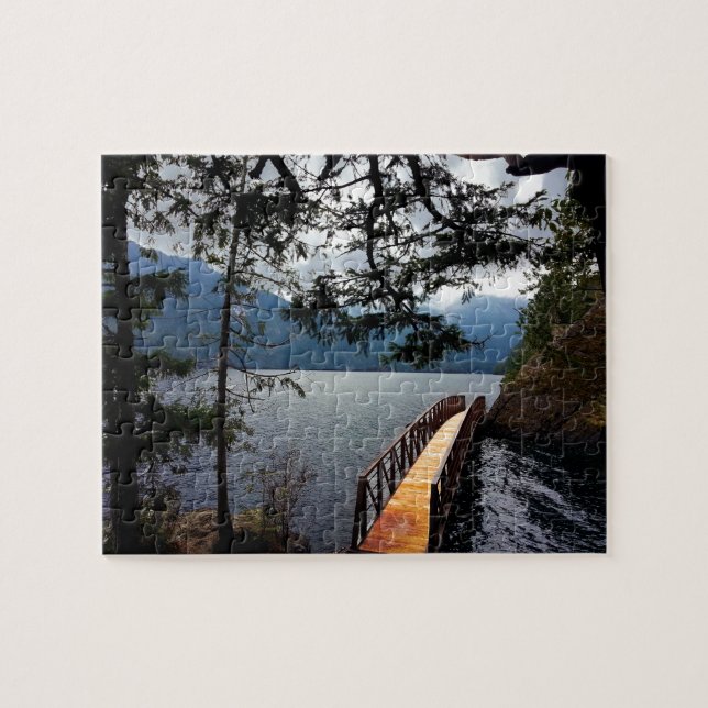 Devils Punch Bowl Olympic National Park Jigsaw Puzzle (Horizontal)