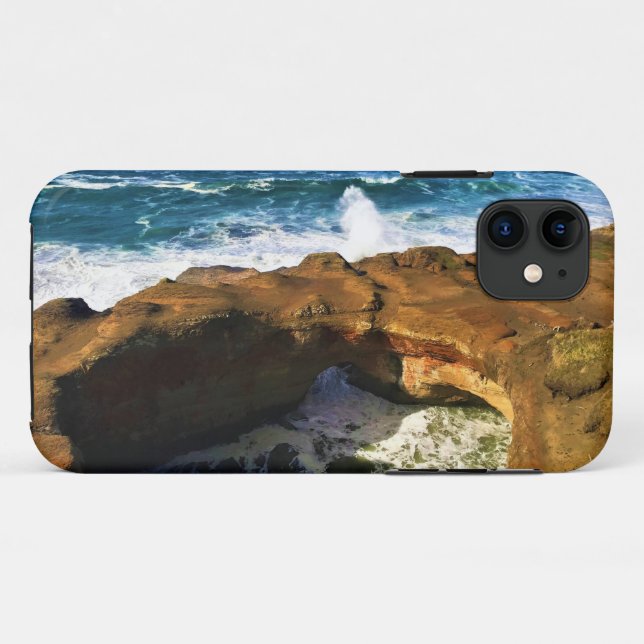 Devil's Punchbowl, Newport, Oregon Case-Mate iPhone Case (Back (Horizontal))