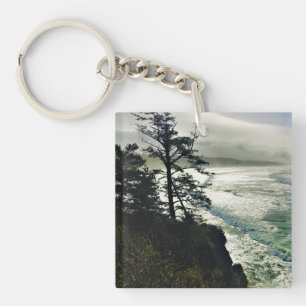 Devil's Punchbowl State Park, Newport, Oregon Keychain