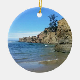 Devil's Punchbowl State Park, OR Ceramic Ornament